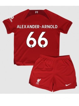 Liverpool Alexander-Arnold #66 Heimtrikotsatz für Kinder 2022-23 Kurzarm (+ Kurze Hosen)